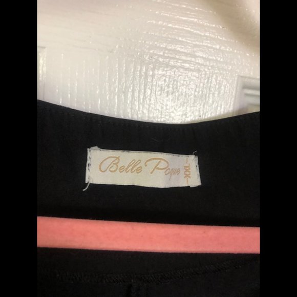 Belle Poque Black Vintage Style Button skirt XXL - Picture 6 of 9